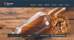 Desktop Screenshot of piramalglassusa.com