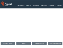 Tablet Screenshot of piramalglassusa.com